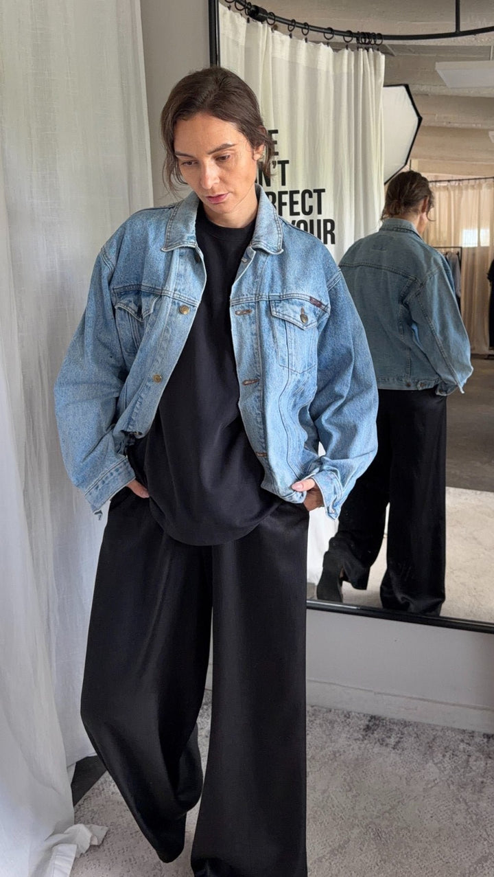 Vintage Jeans jacket "Monsanto" - BeaA - Be At Home with Yourself - jacket