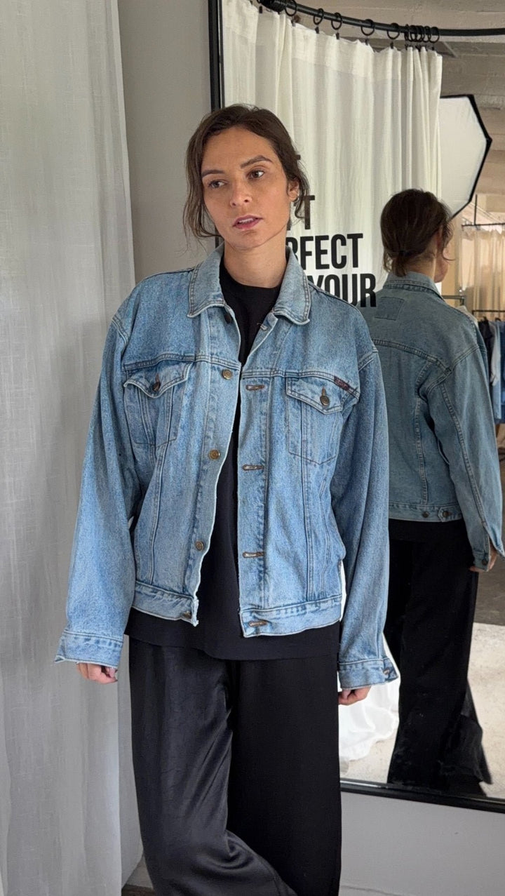 Vintage Jeans jacket "Monsanto" - BeaA - Be At Home with Yourself - jacket