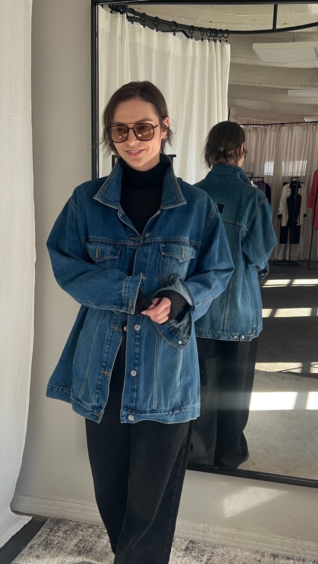 Vintage Jeans jacket "Monsanto" - BeaA - Be At Home with Yourself - jacket