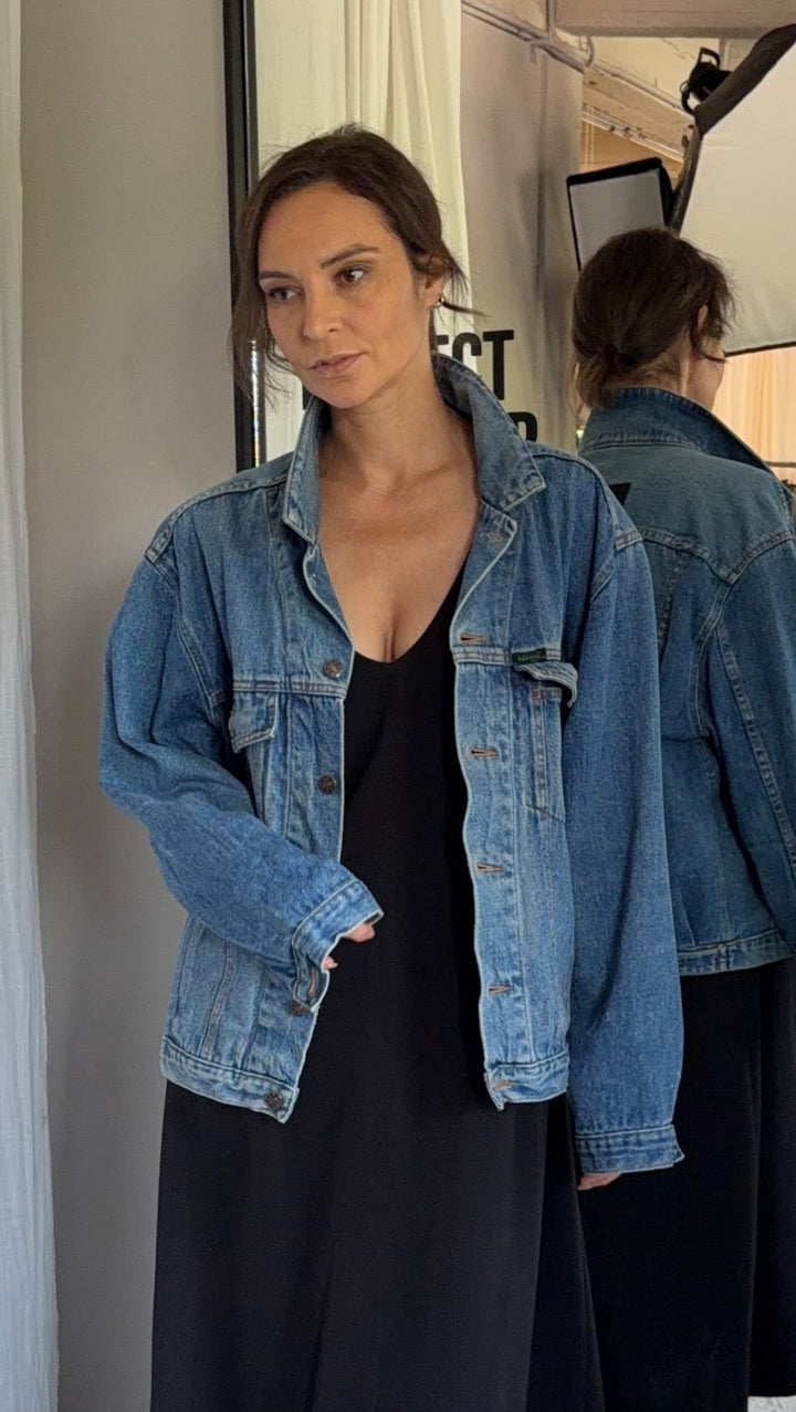 Vintage Jeans jacket "Rosario" - BeaA - Be At Home with Yourself - jacket