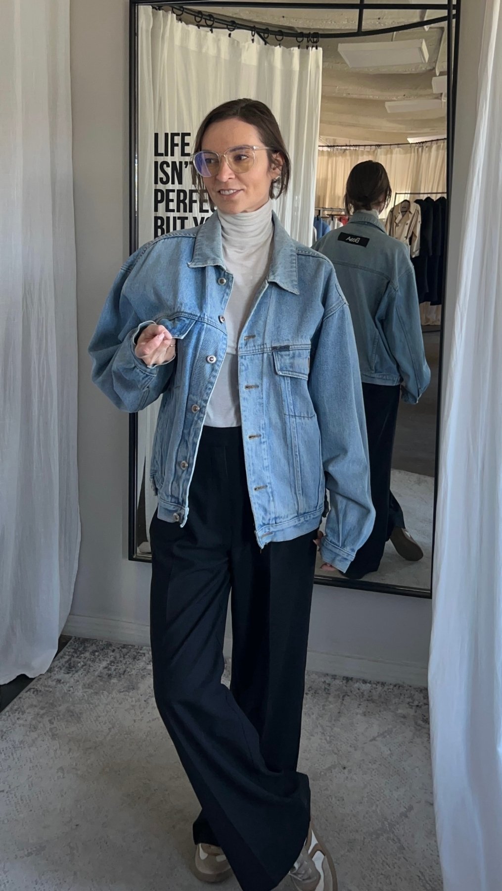 Vintage Jeans jacket "Rosario" - BeaA - Be At Home with Yourself - jacket