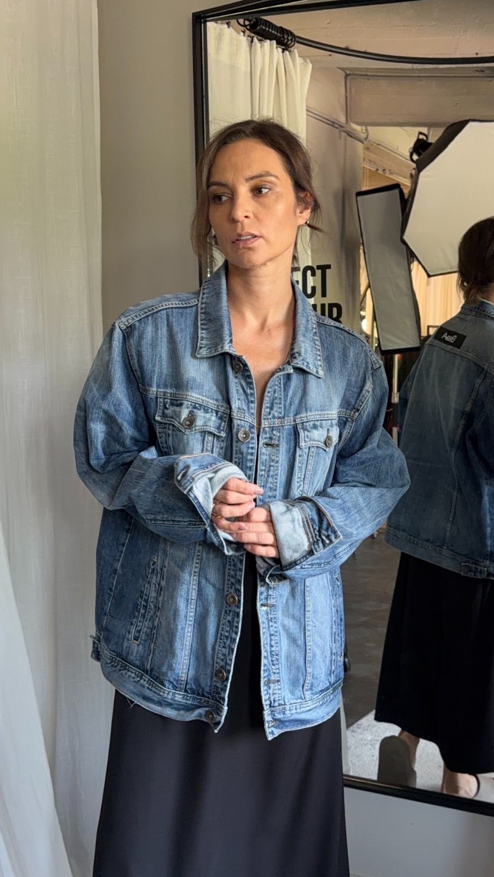 Vintage Jeans jacket "Sitges" - BeaA - Be At Home with Yourself - jacket