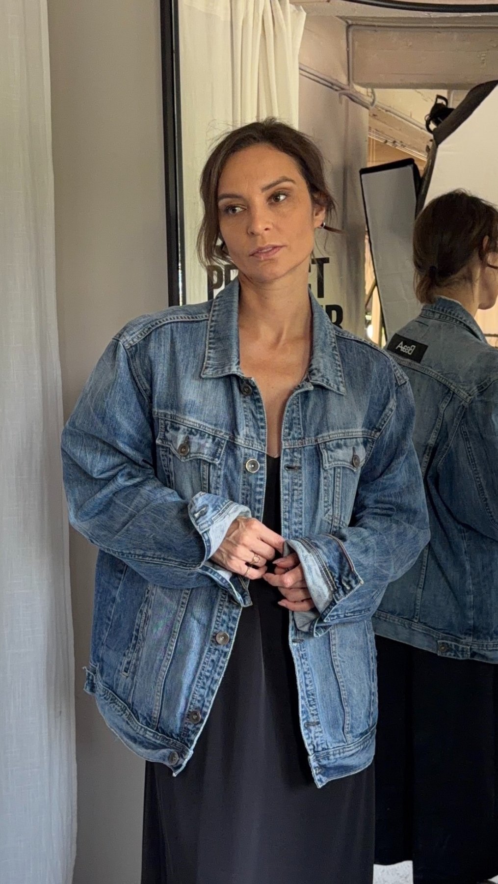 Vintage Jeans jacket "Sitges" - BeaA - Be At Home with Yourself - jacket