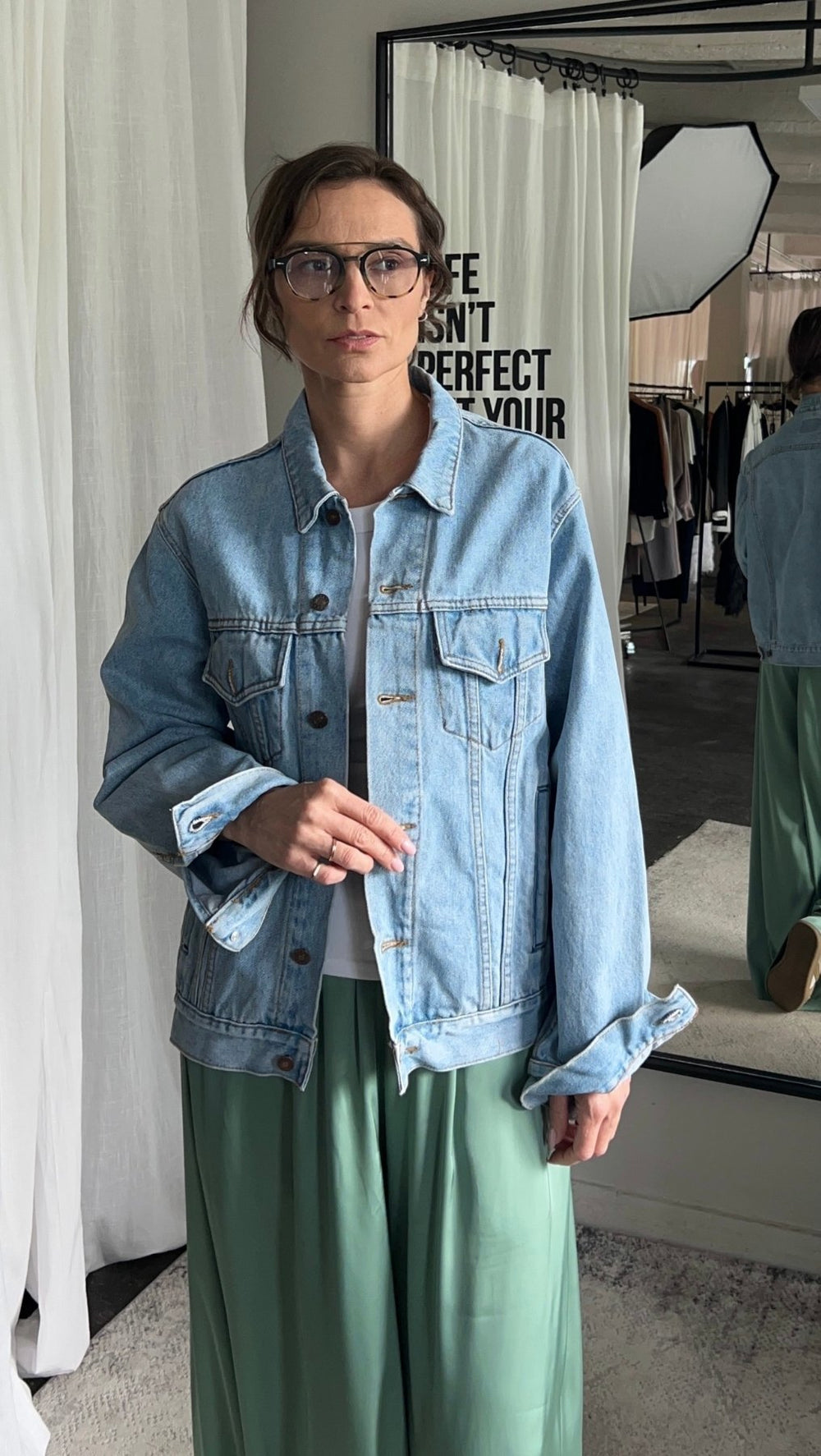 Vintage Jeans jacket "Sitges" - BeaA - Be At Home with Yourself - jacket