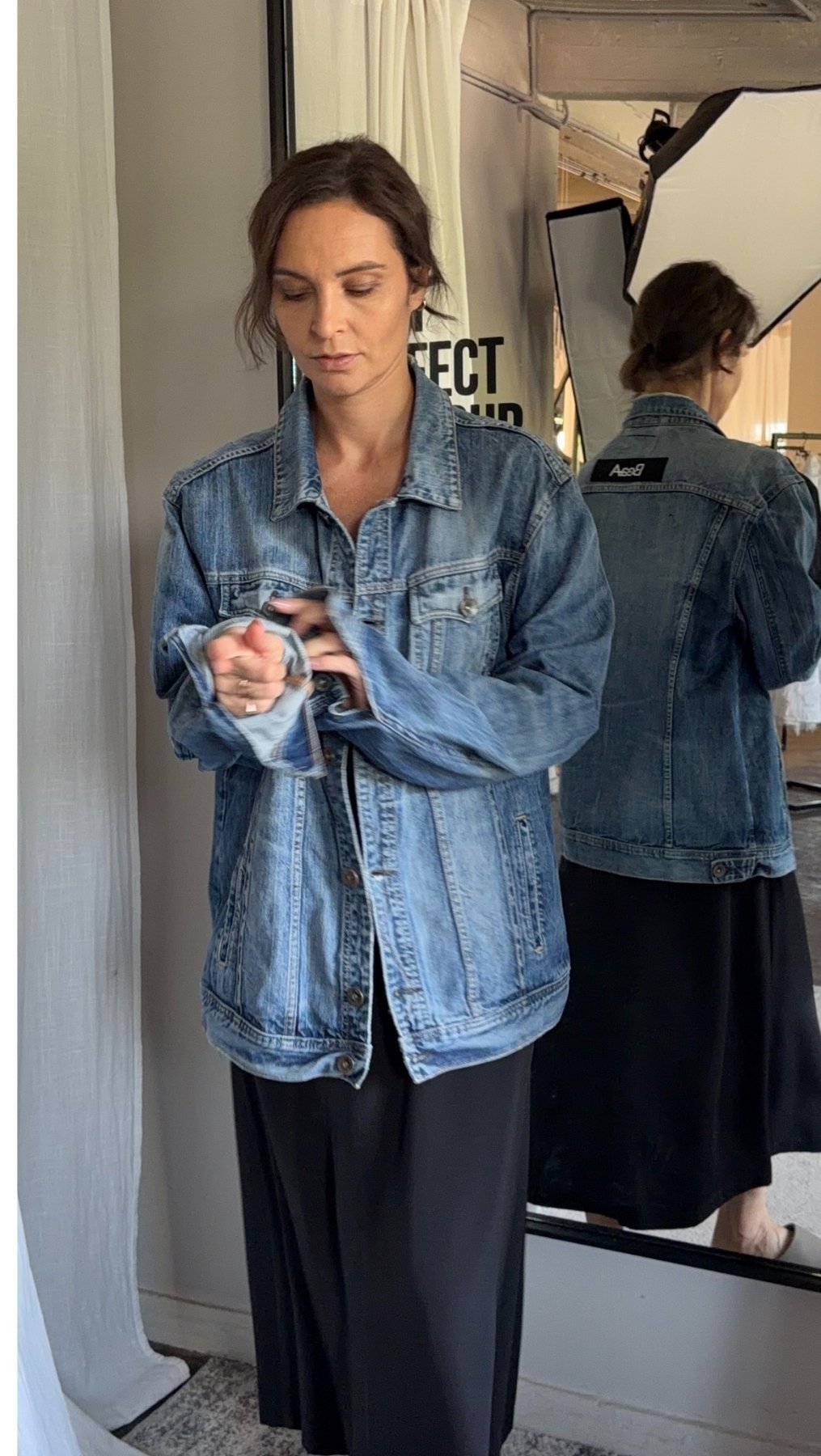 Vintage Jeans jacket "Sitges" - BeaA - Be At Home with Yourself - jacket