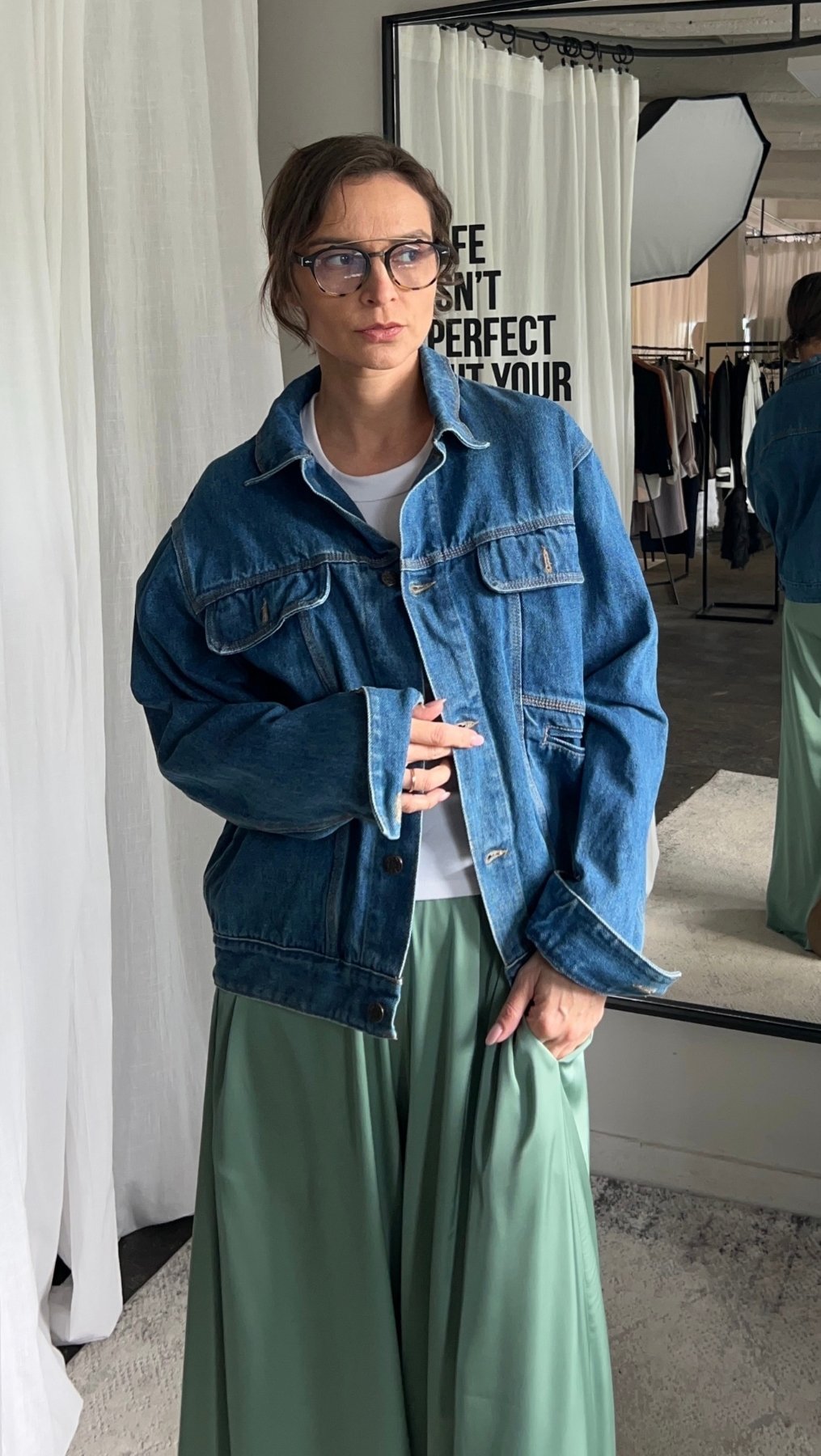 Vintage Jeans jacket "Taoira" - BeaA - Be At Home with Yourself - jacket