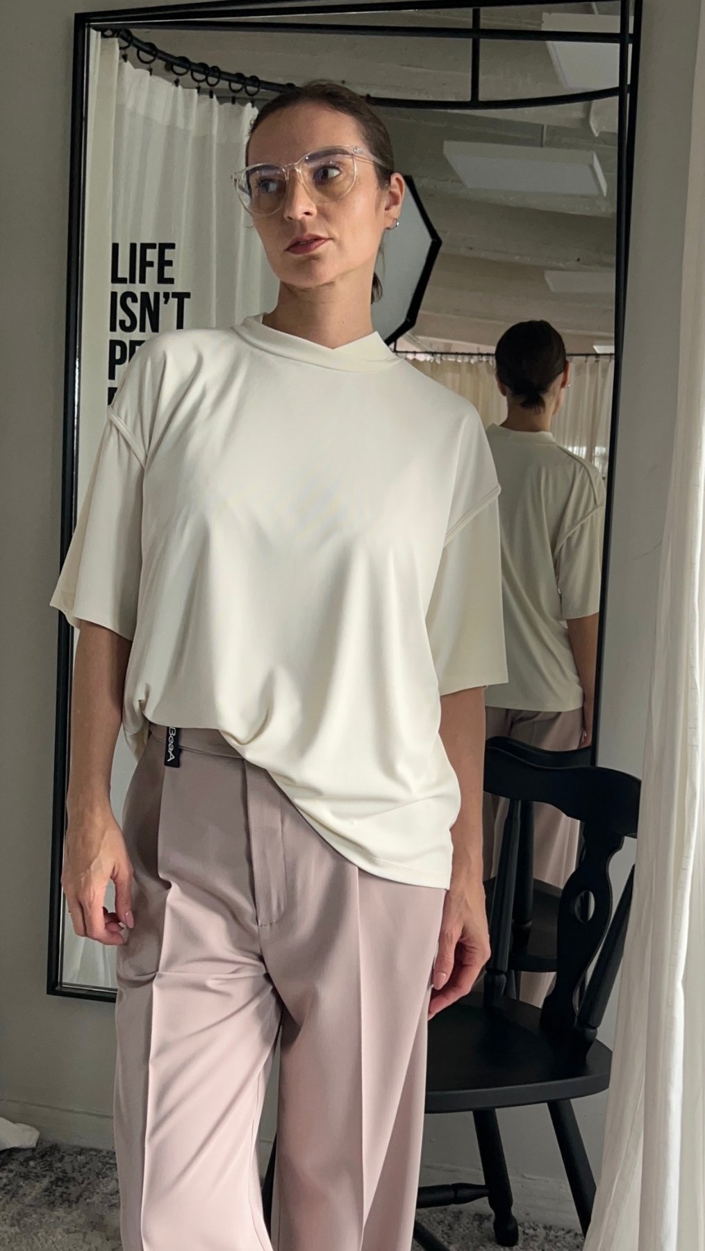 Viscose top Vanilla - BeaA - Be At Home with Yourself - Top