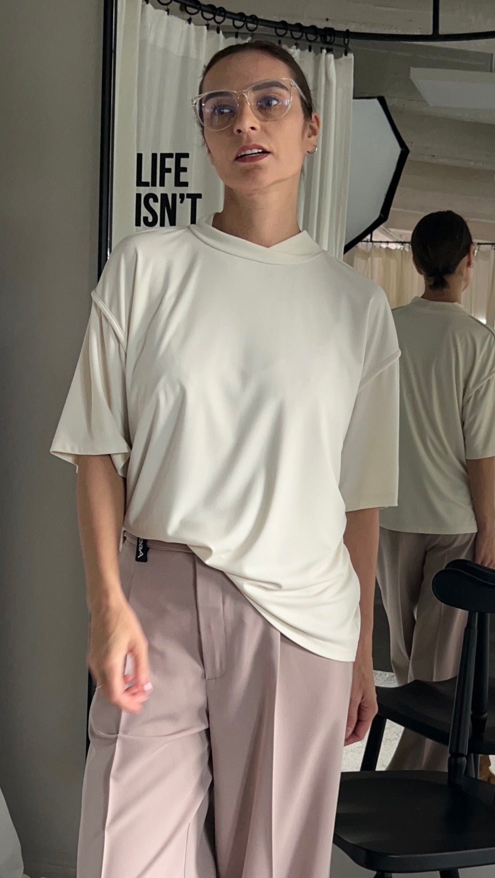 Viscose top Vanilla - BeaA - Be At Home with Yourself - Top
