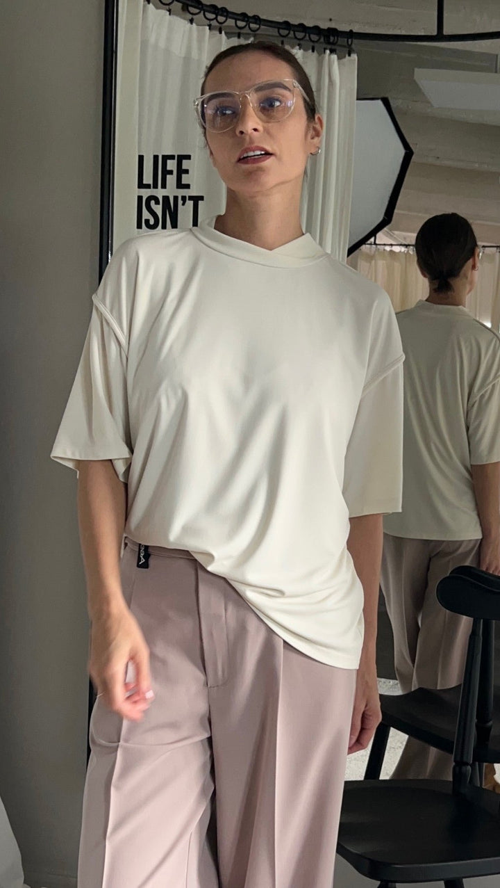 Viscose top Vanilla - BeaA - Be At Home with Yourself - Top