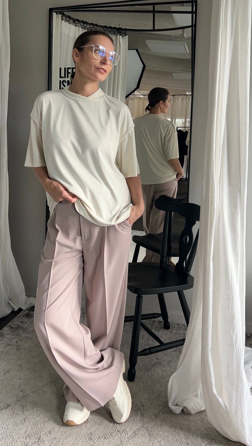 Viscose top Vanilla - BeaA - Be At Home with Yourself - Top