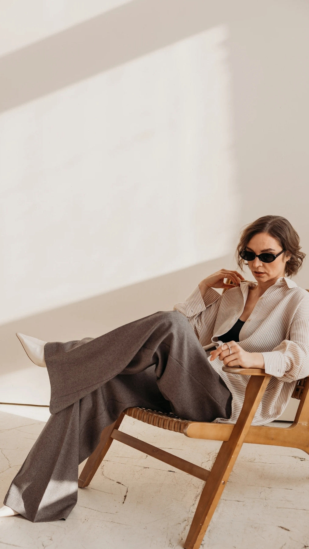 Regular-fit trousers Greige