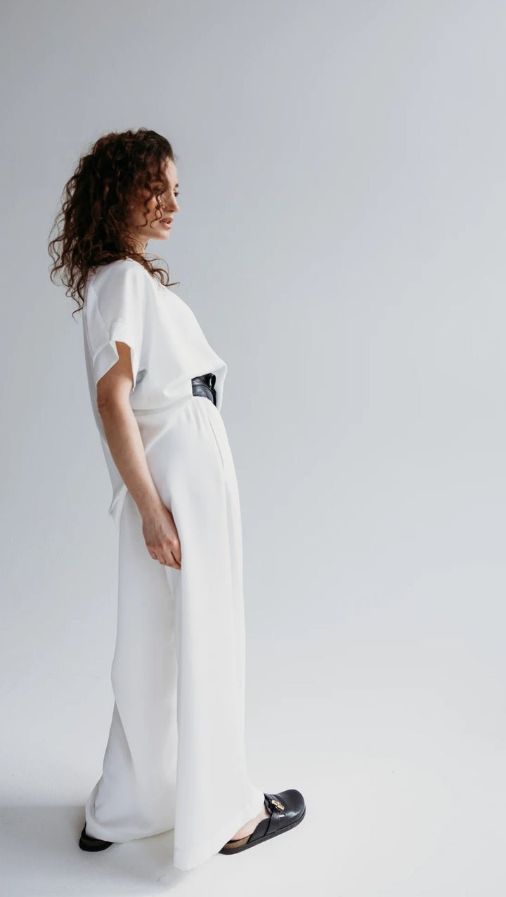 White tousers Cloud Dancer - BeaA - Be At Home with Yourself - Trousers