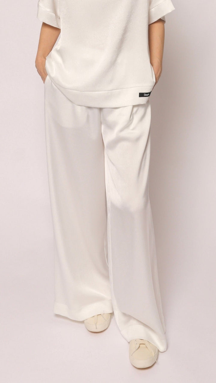 White tousers Cloud Dancer - BeaA - Be At Home with Yourself - Trousers