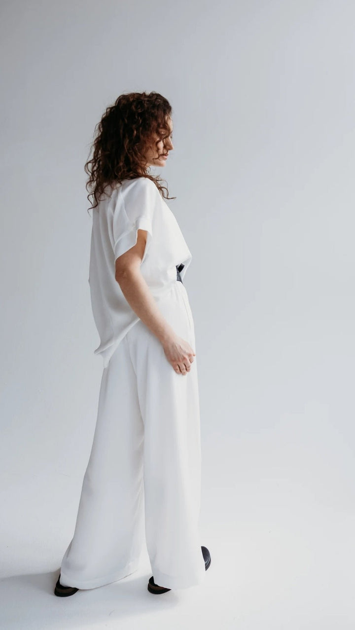 White tousers Cloud Dancer - BeaA - Be At Home with Yourself - Trousers