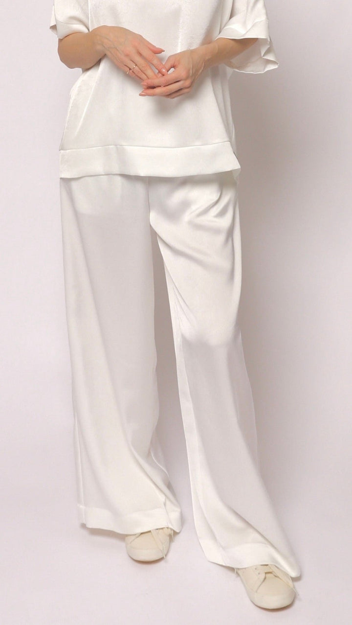 White tousers Cloud Dancer - BeaA - Be At Home with Yourself - Trousers