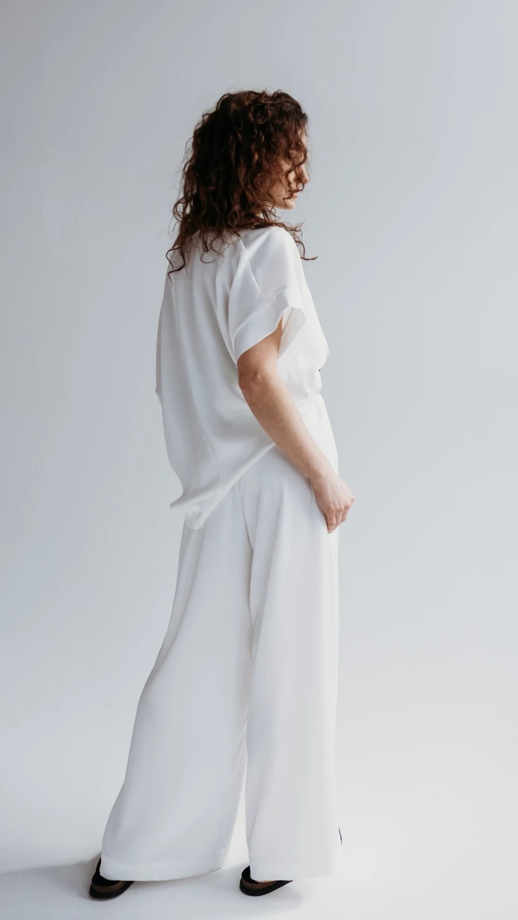 White tousers Cloud Dancer - BeaA - Be At Home with Yourself - Trousers