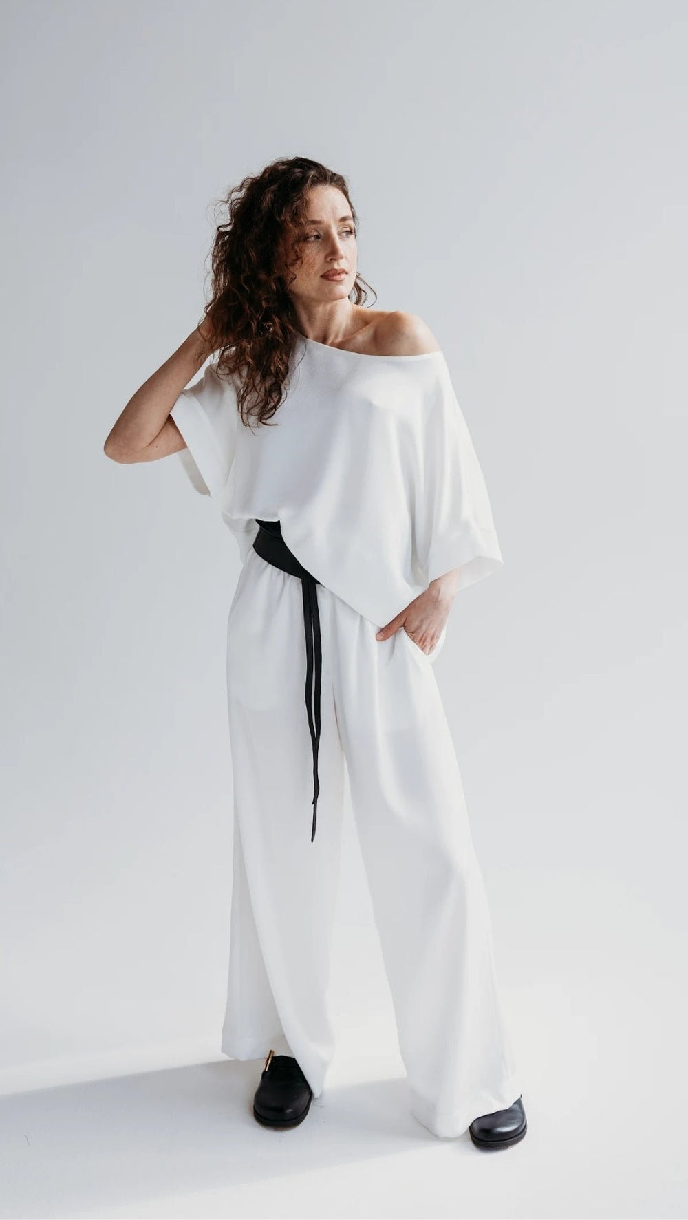 White tousers Cloud Dancer - BeaA - Be At Home with Yourself - Trousers