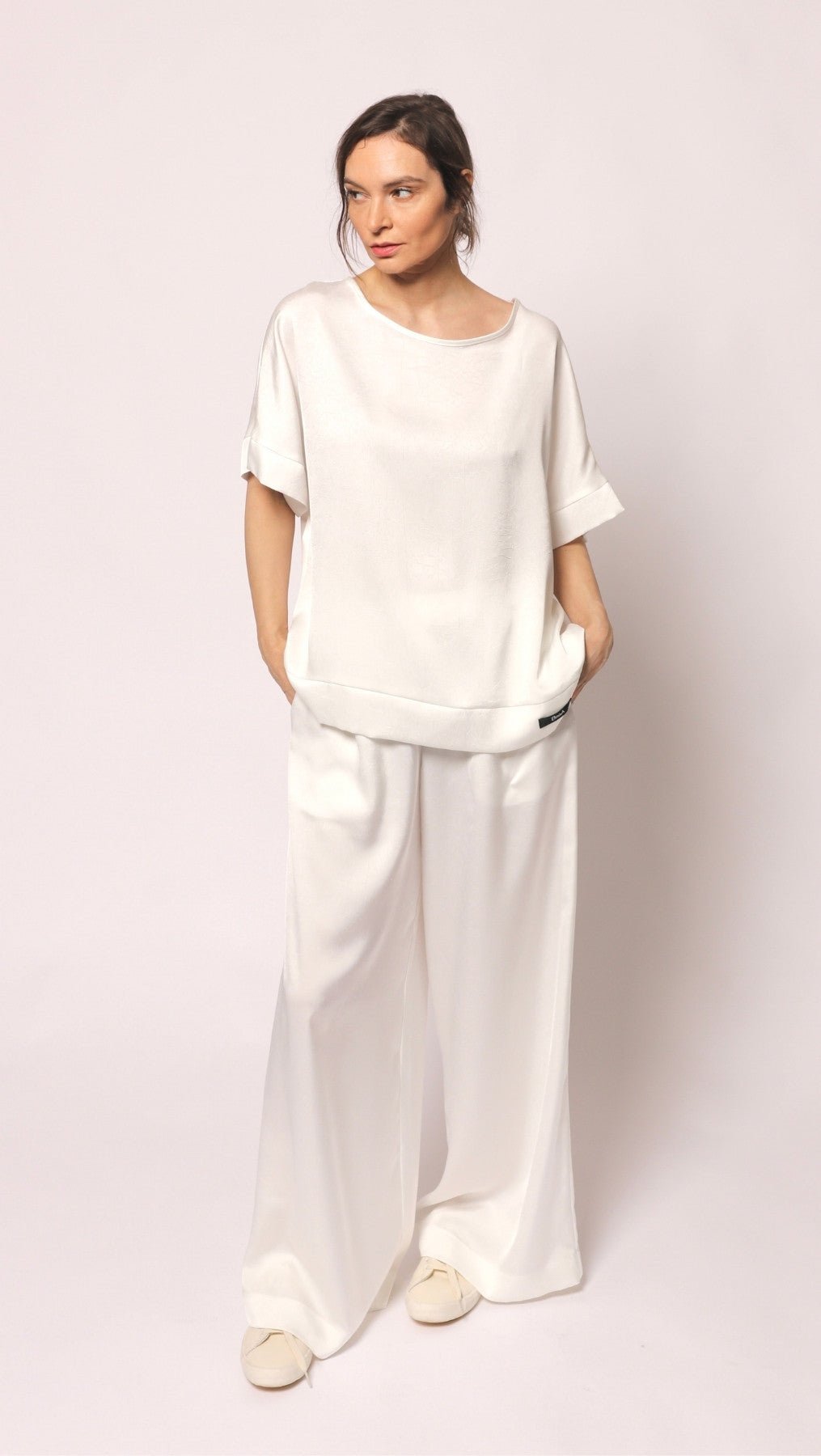 White tousers Cloud Dancer - BeaA - Be At Home with Yourself - Trousers