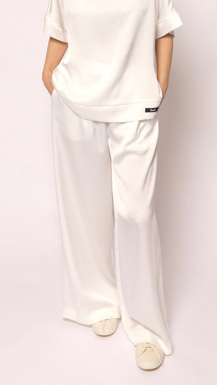White tousers Cloud Dancer - BeaA - Be At Home with Yourself - Trousers