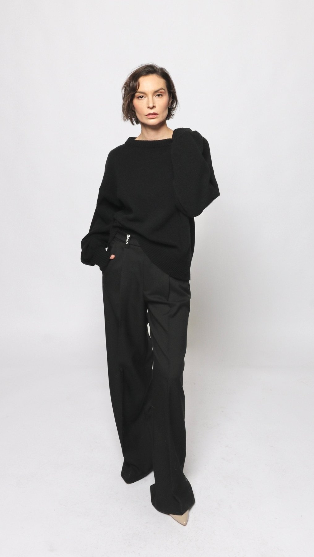 Wool Sweater Black - BeaA - Be At Home with Yourself - Top