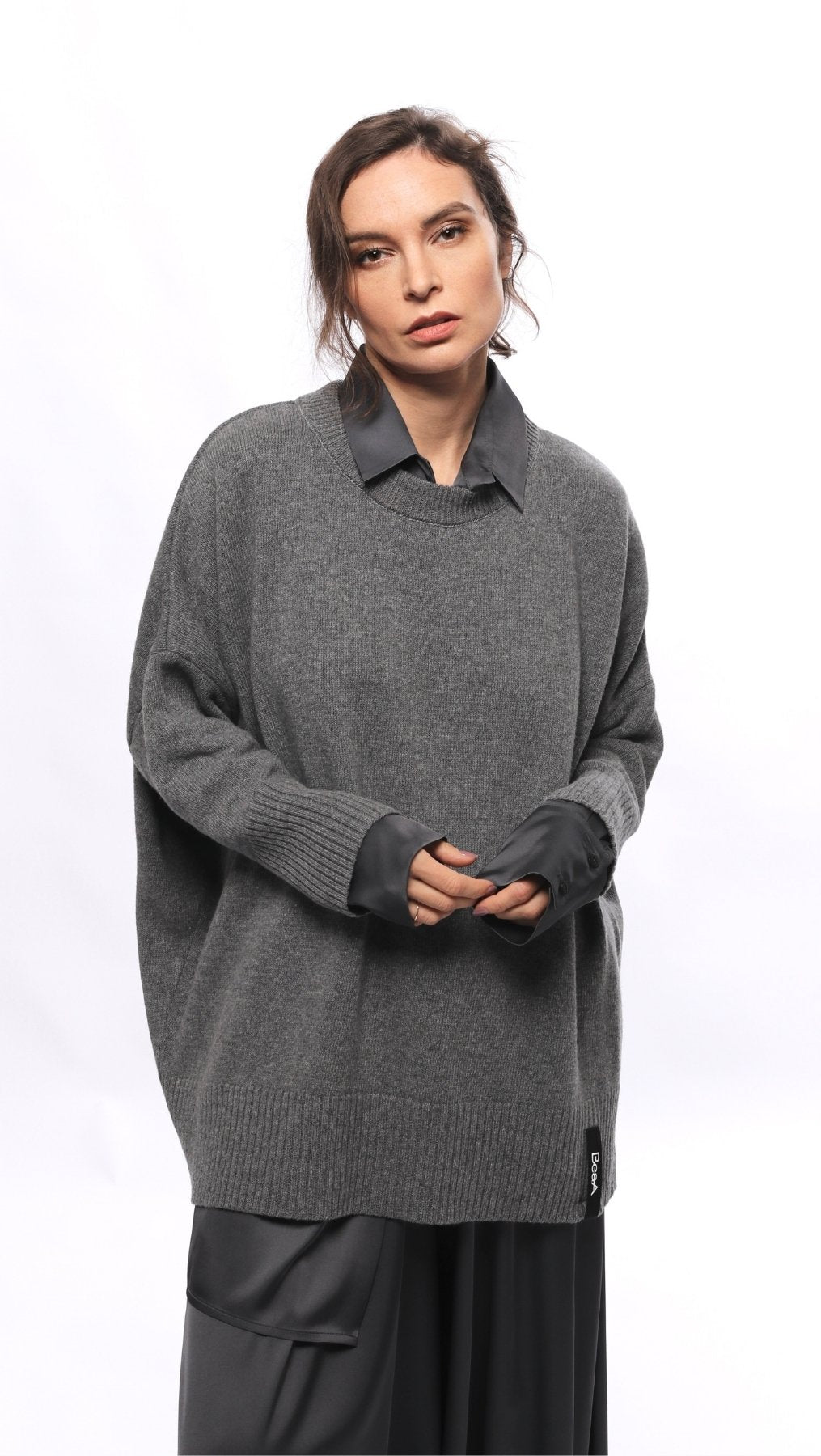 Wool Sweater Classic Gray - BeaA - Be At Home with Yourself - Top
