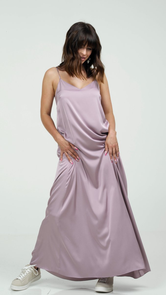 Lilac Rose maxi dress - BeaA Be At Home With Yourself - Long Dress