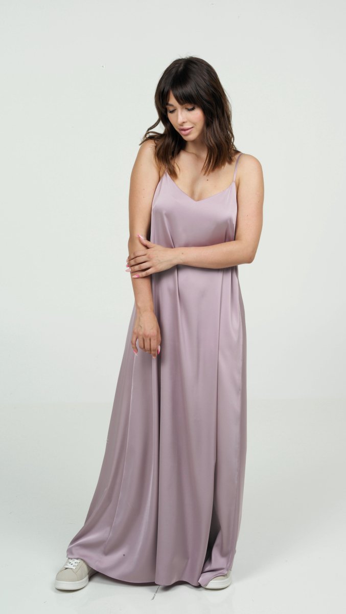 Lilac Rose maxi dress - BeaA Be At Home With Yourself - Long Dress